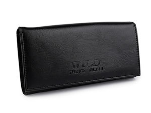 Elegante Damen-Geldbörse mit Umschlagklappe (10x19 cm) - Mehrfächer-Organizer für Karten und Münzen