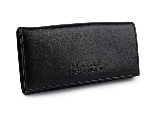 Elegante Damen-Geldbörse mit Umschlagklappe (10x19 cm) - Mehrfächer-Organizer für Karten und Münzen