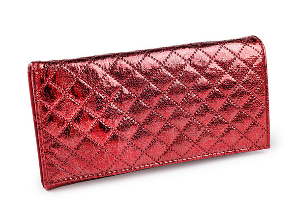 Damen- / Mädchen-Geldbörse Metallic 9,5x19 cm