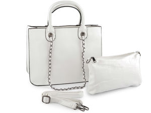 Premium 2-in-1 wandelbares Handtaschen-Set - Großer Shopper und Umhängetasche (34x26 cm)
