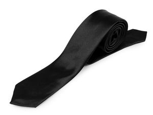 Premium Schmale Unisex Satin-Krawatte - Elegante Krawatte mit mattem Glanz für formelle und legere Anlässe