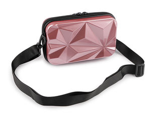 Damen-Hartschalenhandtasche / Crossbody-Tasche mit Riemen 18x11 cm
