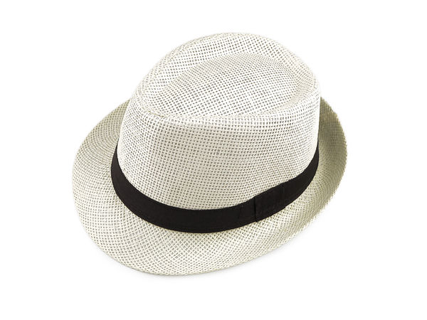Klassischer Unisex-Sommerstrohhut - Atmungsaktiver Strand-Fedora mit breiter Krempe und Sonnenschutz