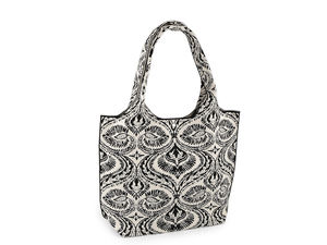 Premium Strick-Schultertasche - Große, geräumige Handtasche für Shopping, Strand & Freizeit (42 x 33 cm)