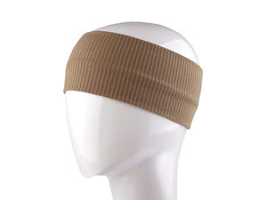 Breites Rippstrick-Stirnband für Damen – Elastischer doppellagiger Ohrenwärmer