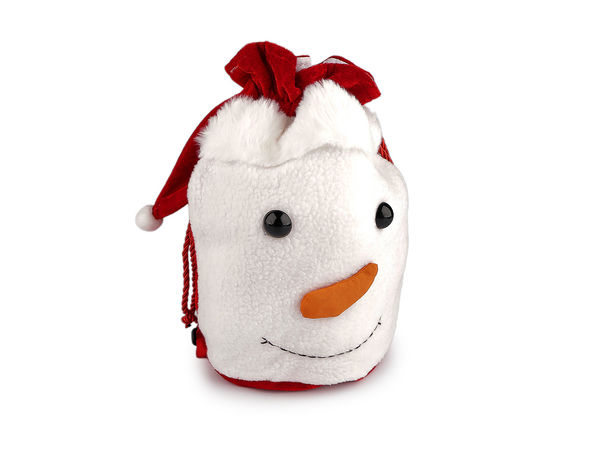 Kinder-Weihnachtsrucksack – Festlicher Plüsch-Tagesrucksack für Kinder mit Weihnachtsmann, Schneemann & Rentier