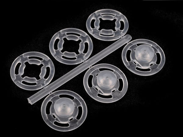 Kunststoff-Druckknöpfe Ø 7 mm - Ø 15 mm