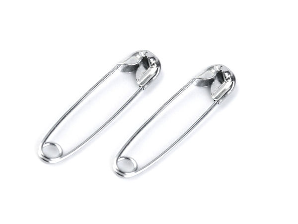 Premium vernickelte Sicherheitsnadeln (28 mm) – Professionelles Zubehör für Nähen und Basteln, 100er-Pack