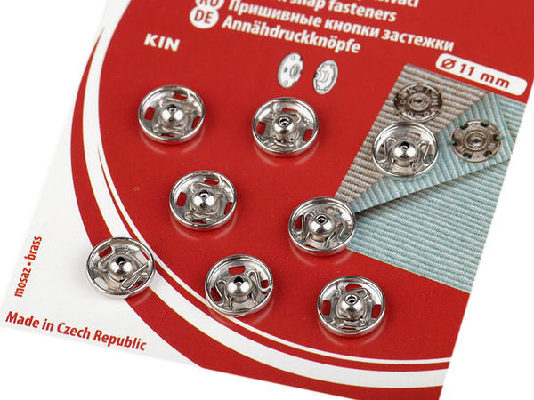 Premium Metalldruckknöpfe zum Annähen - Langlebige Druckknöpfe für Kleidung, Kissen und Handarbeiten