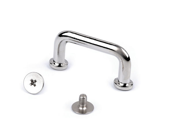 Premium-Schraubschlaufe aus Metall für Handtaschen und Gürtel - 22 mm
