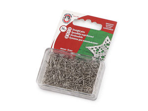 Premium-Stahlstecknadeln - 10 mm ultrakurze Hobby- und Patchworknadeln (Nickel)