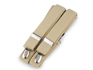 Premium Herren-Hosenträger in X-Form - Hochwertige verstellbare Hosenträger mit Metallclips (2,5 cm Breite, 125 cm Länge)