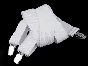 Premium-Herrenhosenträger in Y-Form - Robuste Hosenträger (3,5 cm Breite, 120 cm Länge)