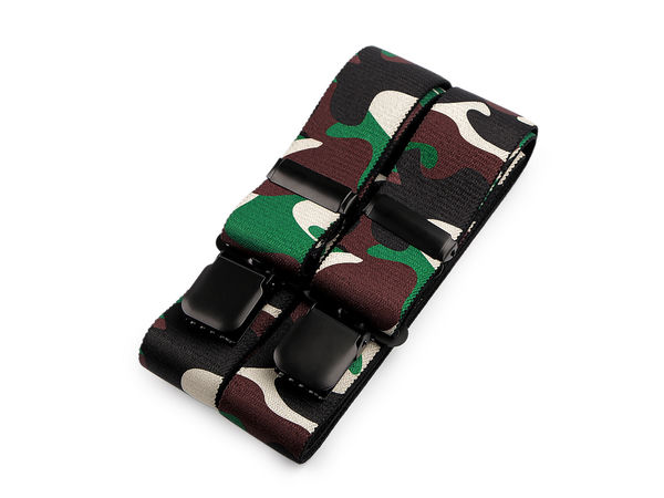 Camouflage-Hosenträger, Breite 4 cm, Länge 120 cm