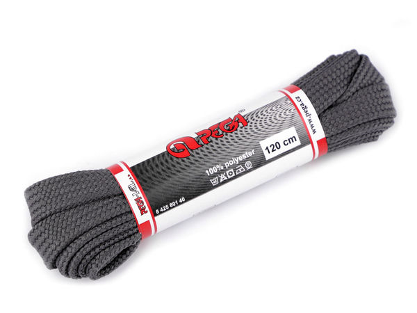 Flache Polyester-Schnürsenkel (120 cm) - Strapazierfähige Ersatz-Schnürsenkel für Sneaker, Stiefel und Sportschuhe