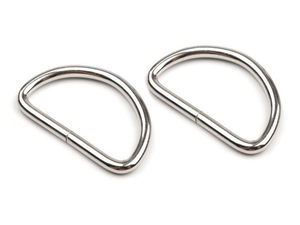 Premium D-Ringe aus Metall (32 mm) – Kurzwaren für Taschen & Gurte in verschiedenen Ausführungen