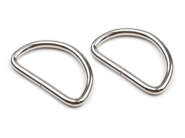 Premium D-Ringe aus Metall (32 mm) – Kurzwaren für Taschen & Gurte in verschiedenen Ausführungen