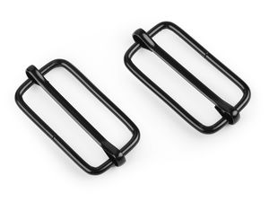 Premium 33 mm Metall-Schiebeschnalle - Verstellbarer Gurtversteller für Gurtbänder, Taschen und Rucksäcke