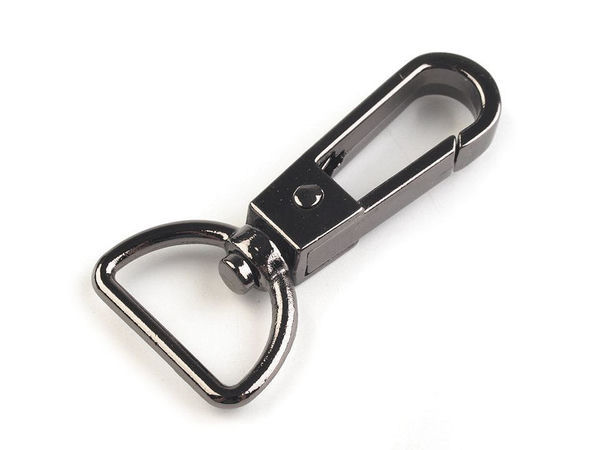 Premium Metall-Wirbelkarabiner für 20-mm-Riemen - Drehbarer Karabinerverschluss für Taschen, Handtaschen und Schlüsselanhänger