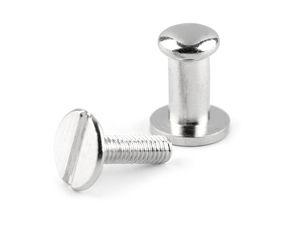 Schraubnieten mit Knopfkopf / Chicago-Schraubnieten Ø 6 mm