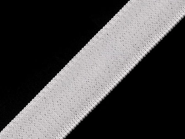 Elastisches Flauschband / Klettband, Breite 20 mm