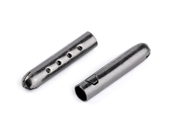Metall-Kordelendkappen für 4-mm-Kordeln - Runde Kordelverschlüsse für Kurzwaren & Handarbeiten