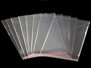 Premium transparente selbstklebende Zellophanbeutel (16x16 cm) - Glänzende Kunststoff-Präsentationsverpackung für Schmuck & Sets