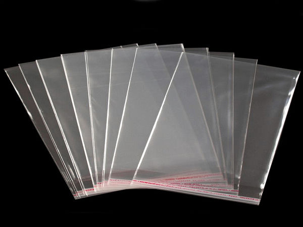 Transparente selbstklebende Klarsichtbeutel 22x25 cm
