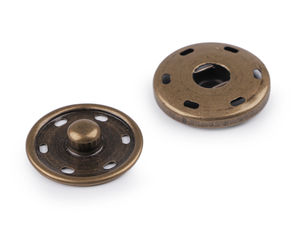 Premium-Metalldruckknöpfe - 30 mm Große Annäh-Druckknöpfe für Mäntel, Jacken, Taschen & Strickwaren
