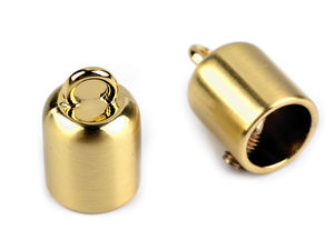 Kordelendkappe mit Öse Ø 9 mm