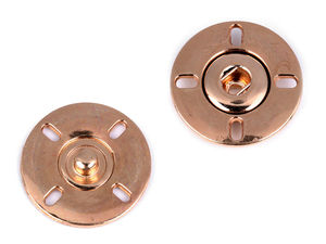 Premium Metalldruckknöpfe zum Annähen (25 mm) - Rostfreie Druckknöpfe für Mäntel, Jacken und Taschen