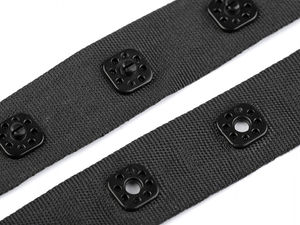 Druckknopfband für Bodys, Breite 17 mm