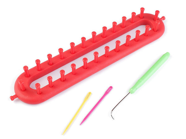 Strickrahmen-Set für Schals, Loops und Mützen 5,2x26 cm