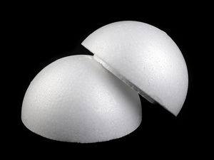 DIY Teilbare Styroporkugel Ø 14,5 cm