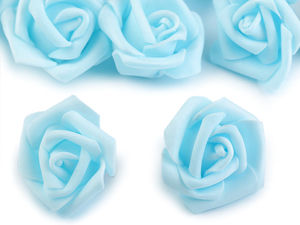 Premium Deko-Schaumrosen (3-4 cm) - Kunstblumen für Hochzeits- & Bastelprojekte