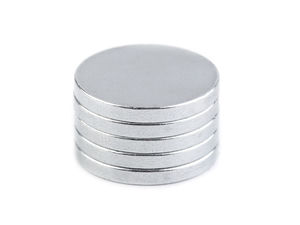 Premium Rundmagnet extra stark (Ø15 mm) – Starke Magnetscheibe für Kurzwaren, Basteln & DIY, Nickel