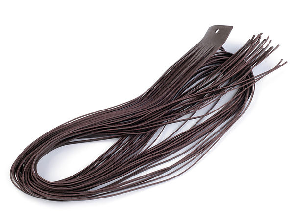 Premium Flaches Echtlederband (2 mm x 110 cm) – Schweinsleder-Riemen für Schmuckherstellung, Fädeln, Flechten und Schnürarbeiten