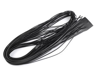 Premium Flaches Echtlederband (2 mm x 110 cm) – Schweinsleder-Riemen für Schmuckherstellung, Fädeln, Flechten und Schnürarbeiten