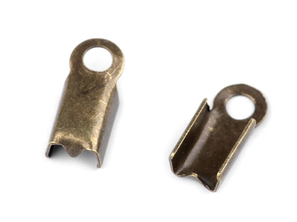 Lederbandklemmen flach 4 mm