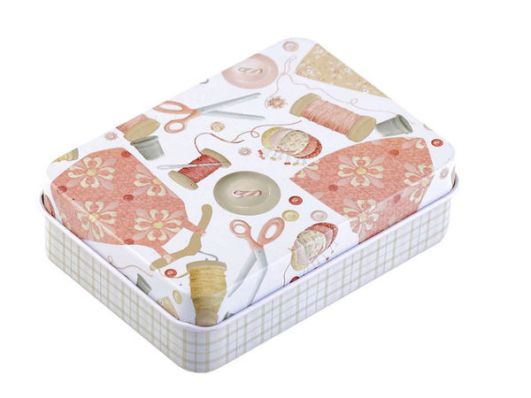 Blechdose für Nähutensilien