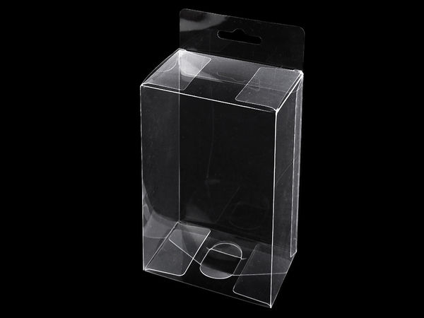 Klarsicht-Verpackungsschachtel mit Aufhängeloch