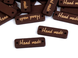 Holzlabel Handmade 10x30 mm
