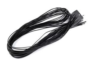 Premium Echtleder-Flachband (2 mm Breite, 120 cm Länge) für Schmuckherstellung, Flechten und Schnürarbeiten