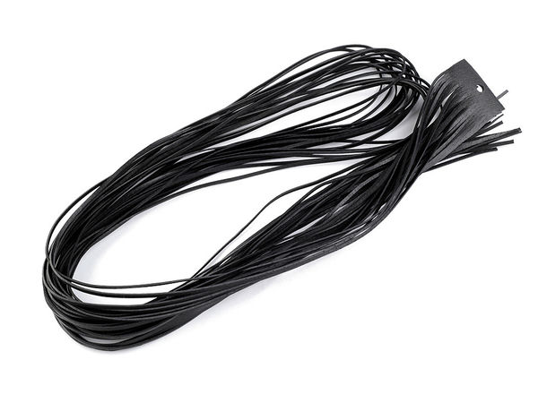 Premium Echtleder-Flachband (2 mm Breite, 120 cm Länge) für Schmuckherstellung, Flechten und Schnürarbeiten