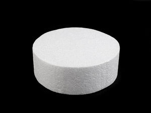 Premium runde Tortendummys aus Styropor (Ø15 cm) – Polystyrol-Formen für Bastelbedarf & Dessert-Präsentationen
