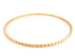 Holzring Ø 28,5 cm mit Einkerbungen