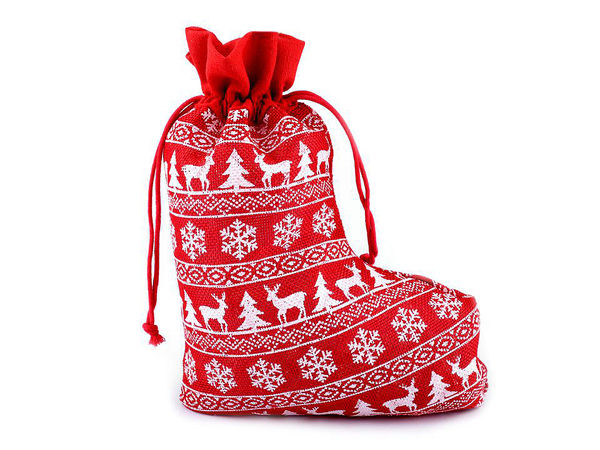 Nikolausstiefel / Weihnachtsstrumpf 20x27 cm