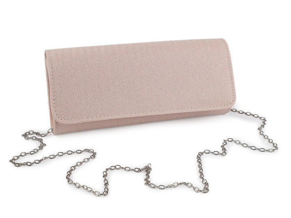 Elegante Lurex-Glitzer-Abendclutch - Premium-Metallic-Handtasche mit abnehmbarem Kettenriemen