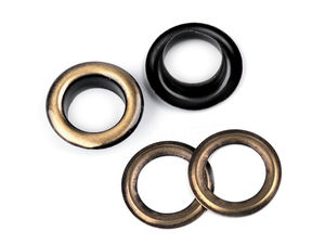 Premium rostfreie Metallösen (Innen-Ø 10 mm / Außen-Ø 16 mm)