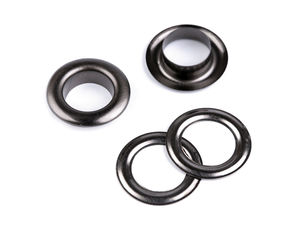 Premium rostfreie Metallösen mit Scheiben - Innen-Ø 12 mm / Außen-Ø 21 mm für Bekleidung, Bademode, Taschen und Heimtextilien